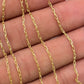 NZGD| 18ct Gold Luxe Contour Papaerclip Chain 49cm