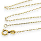 NZGD| 18ct Gold Luxe Contour Papaerclip Chain 49cm