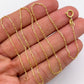 NZGD| 18ct Gold Luxe Contour Papaerclip Chain 49cm