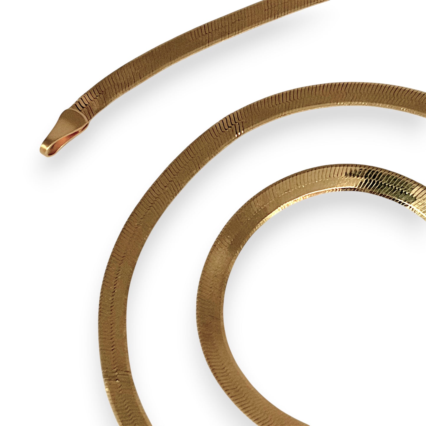 NZGD | 18ct Gold Aurelia Silk Smooth Snake Chain