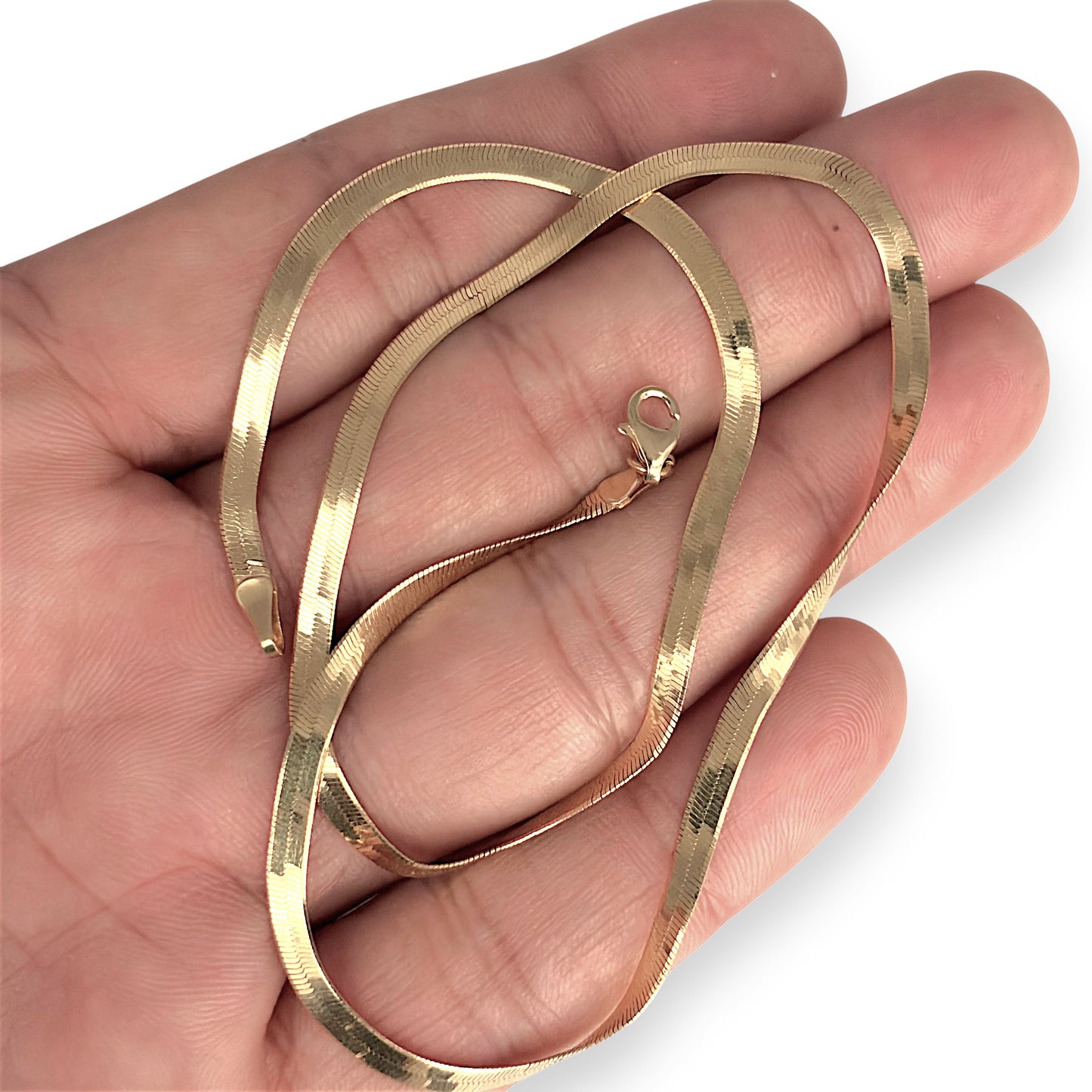 NZGD | 18ct Gold Aurelia Silk Smooth Snake Chain