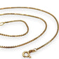 NZGD | 18ct Gold UNOAERRE Valencia Forte Box Chain 39cm