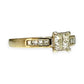 FLASH SALE | 9ct Gold Princess Cut Diamond Ring. Valuation $2,350.00. R # 280