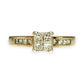 FLASH SALE | 9ct Gold Princess Cut Diamond Ring. Valuation $2,350.00. R # 280
