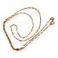 NZGD | 18ct Y/W Gold Auric Dual Glow Needle Link Chain 44cm