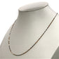 NZGD | 18ct Y/W Gold Auric Dual Glow Needle Link Chain 44cm