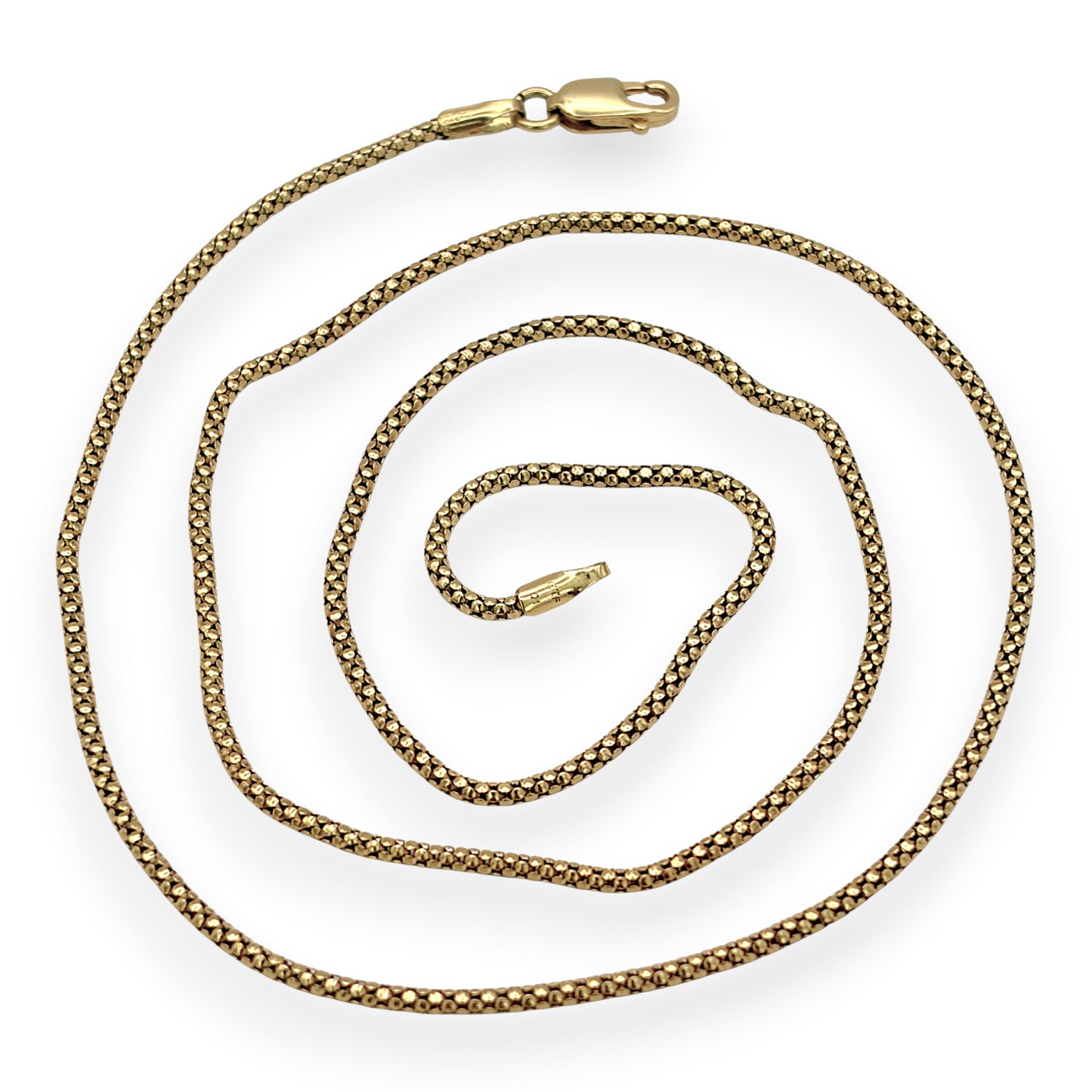 NZGD | 18ct Gold Luminara Popcorn Chain 42cm