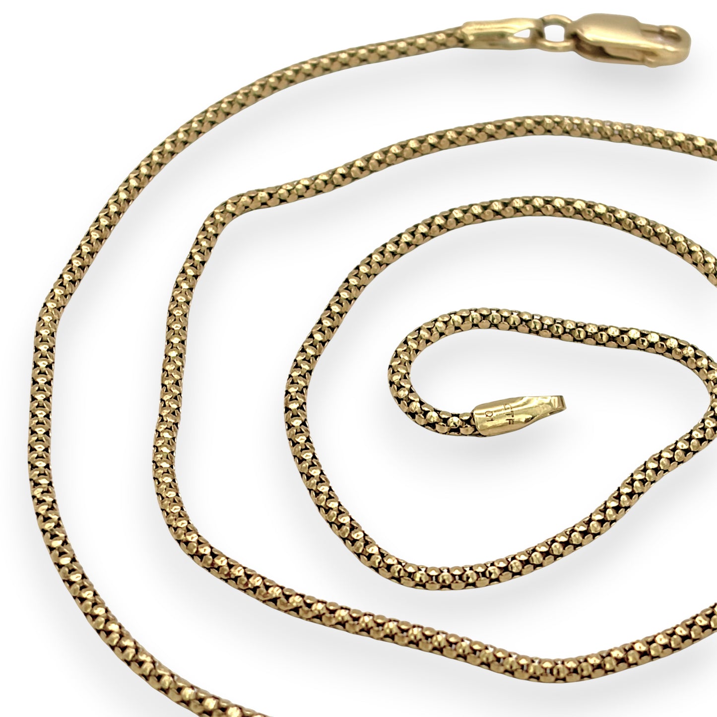 NZGD | 18ct Gold Luminara Popcorn Chain 42cm