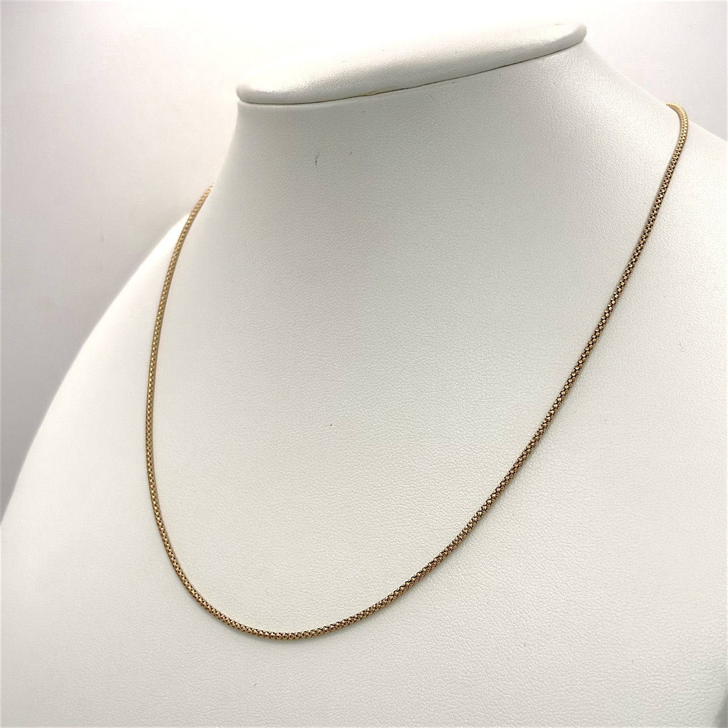 NZGD | 18ct Gold Luminara Popcorn Chain 42cm
