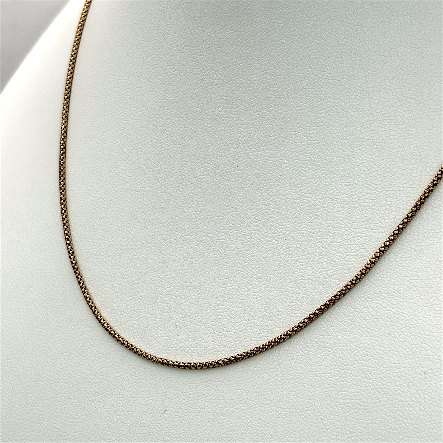NZGD | 18ct Gold Luminara Popcorn Chain 42cm