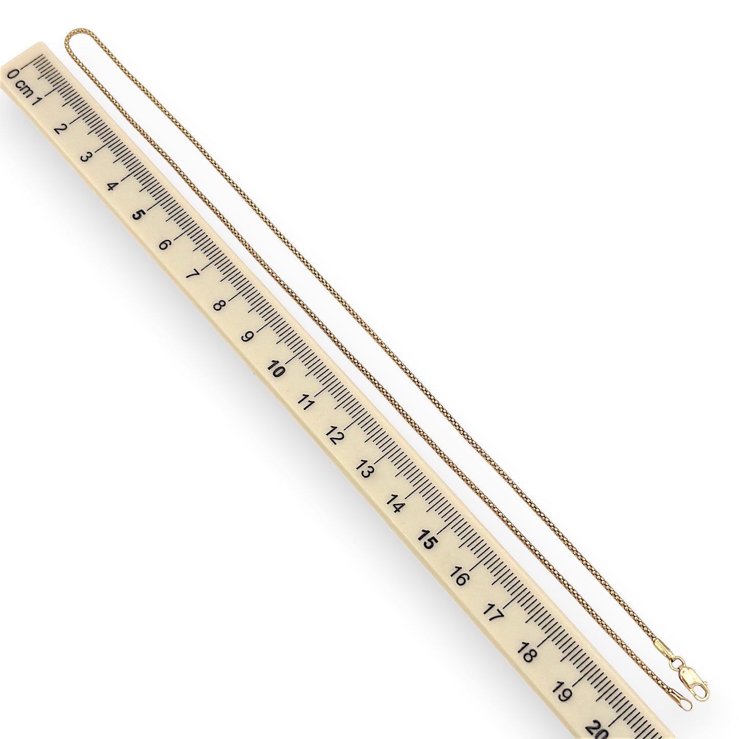 NZGD | 18ct Gold Luminara Popcorn Chain 42cm