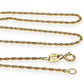 NZGD | 18ct Gold Marbella Rope Chain 47cm