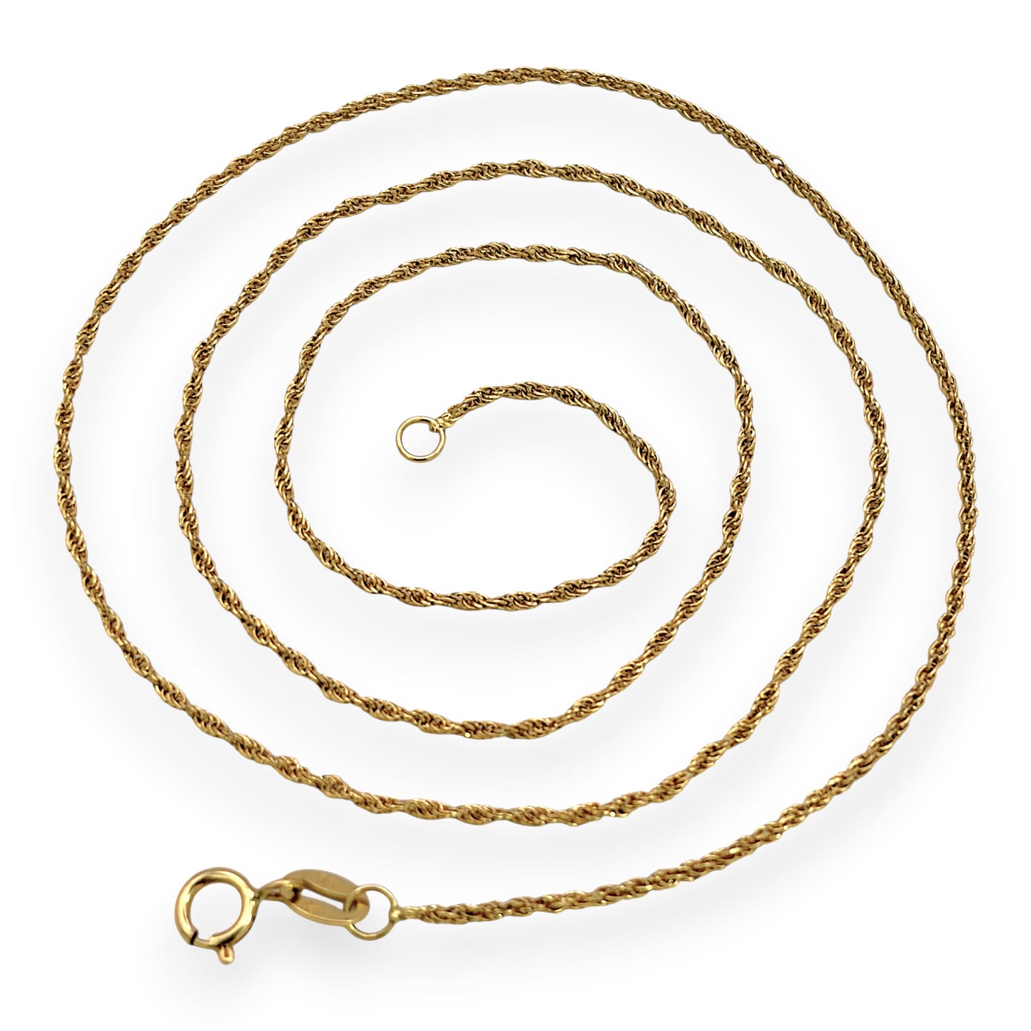 NZGD | 18ct Gold Marbella Rope Chain 47cm