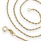 NZGD | 18ct Gold Marbella Rope Chain 47cm