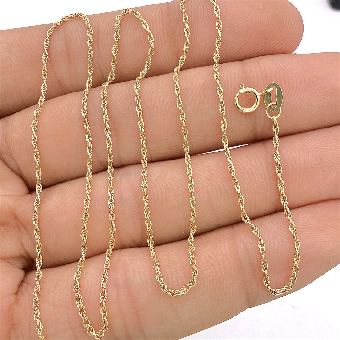 NZGD | 18ct Gold Marbella Rope Chain 47cm