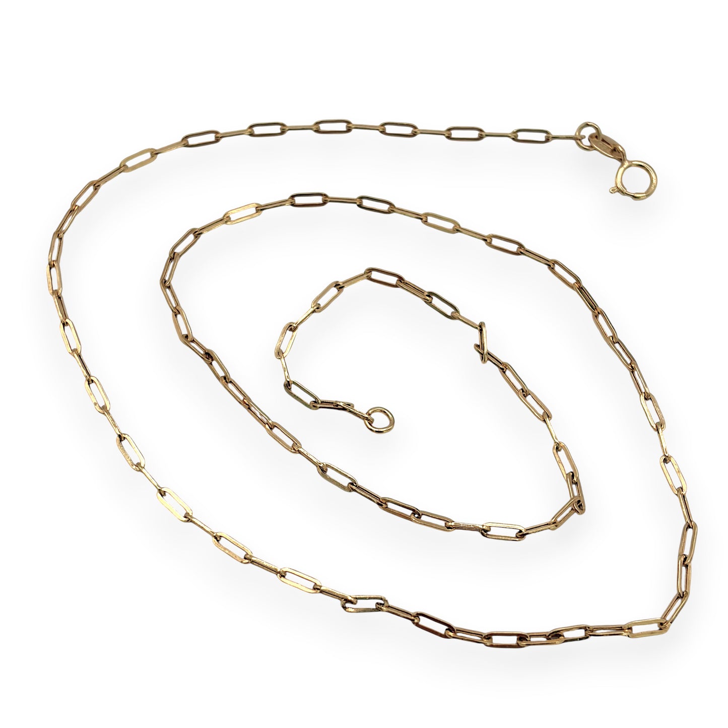 NZGD | 18ct Gold Maison Signature Paperclip Chain 40cm