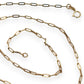 NZGD | 18ct Gold Maison Signature Paperclip Chain 40cm