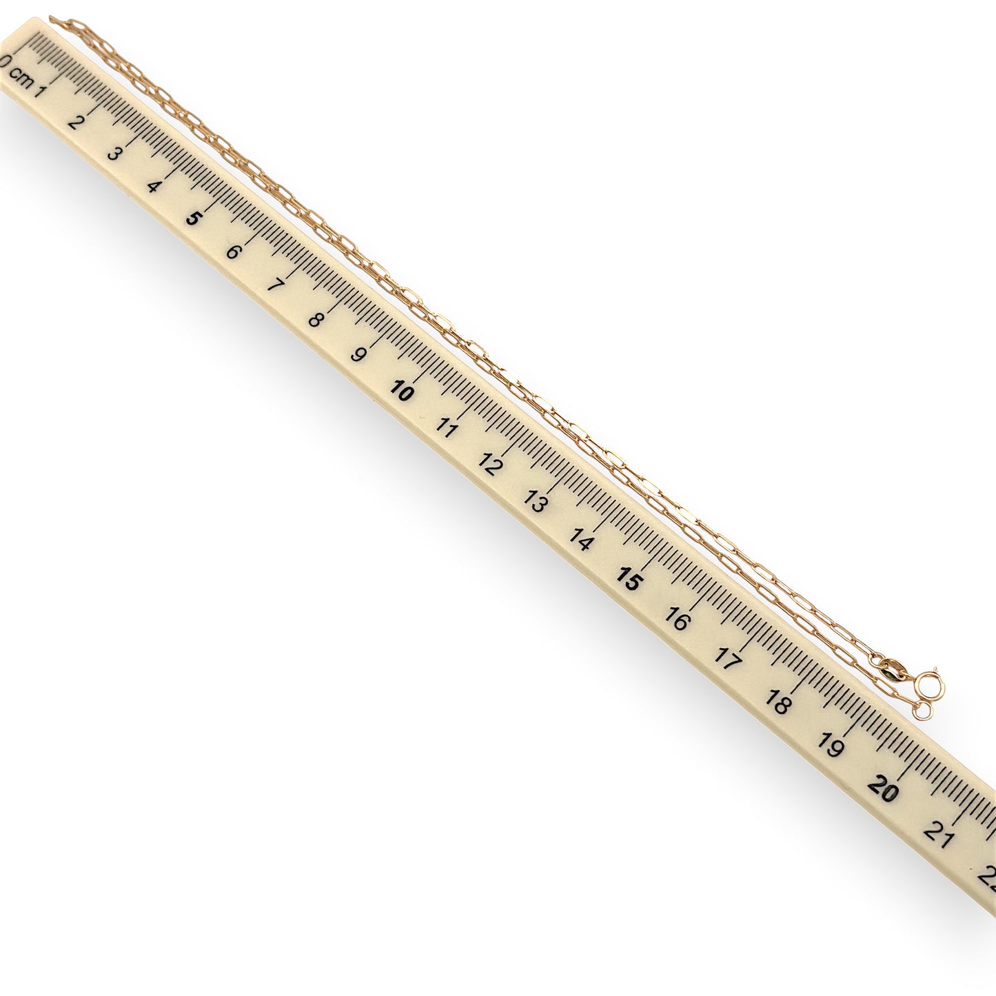 NZGD | 18ct Gold Maison Signature Paperclip Chain 40cm