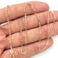 NZGD | 18ct Gold Maison Signature Paperclip Chain 40cm