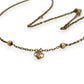 GOLD DEAL | 18ct Gold Golden Initial Echo Necklace -  35cm - 41cm (Length adjustable)