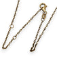 GOLD DEAL | 18ct Gold Golden Initial Echo Necklace -  35cm - 41cm (Length adjustable)