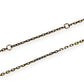 GOLD DEAL | 18ct Gold Golden Initial Echo Necklace -  35cm - 41cm (Length adjustable)
