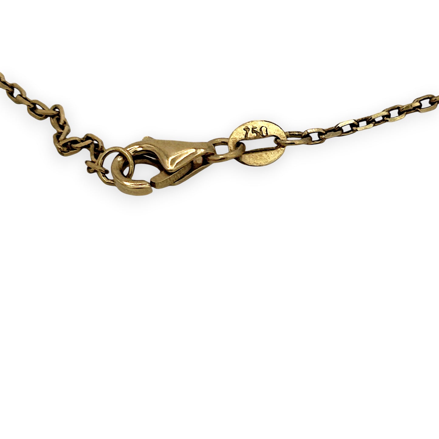 GOLD DEAL | 18ct Gold Golden Initial Echo Necklace -  35cm - 41cm (Length adjustable)