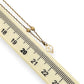 GOLD DEAL | 18ct Gold Golden Initial Echo Necklace -  35cm - 41cm (Length adjustable)