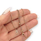 GOLD DEAL | 18ct Gold Golden Initial Echo Necklace -  35cm - 41cm (Length adjustable)