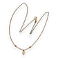 GOLD DEAL | 18ct Gold Golden Initial Echo Necklace -  35cm - 41cm (Length adjustable)