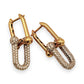 NZGD | 18ct Gold Modern Luxe Curve Earrings