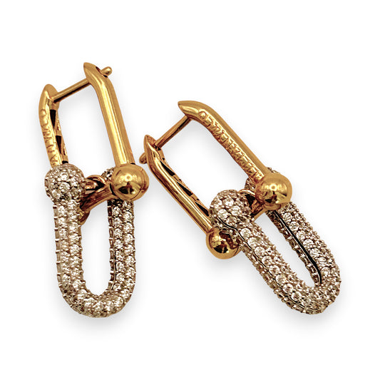 NZGD | 18ct Gold Modern Luxe Curve Earrings