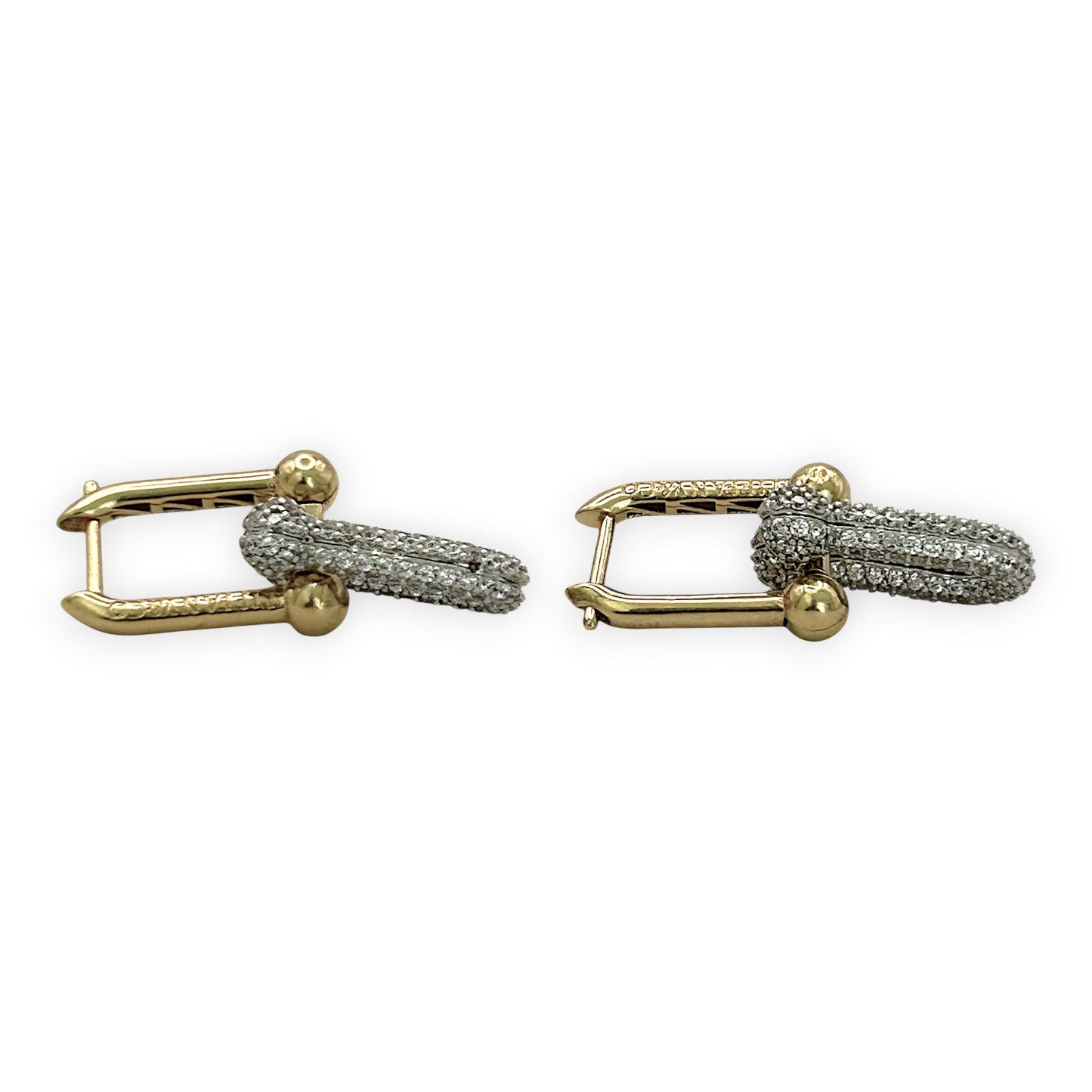 NZGD | 18ct Gold Modern Luxe Curve Earrings