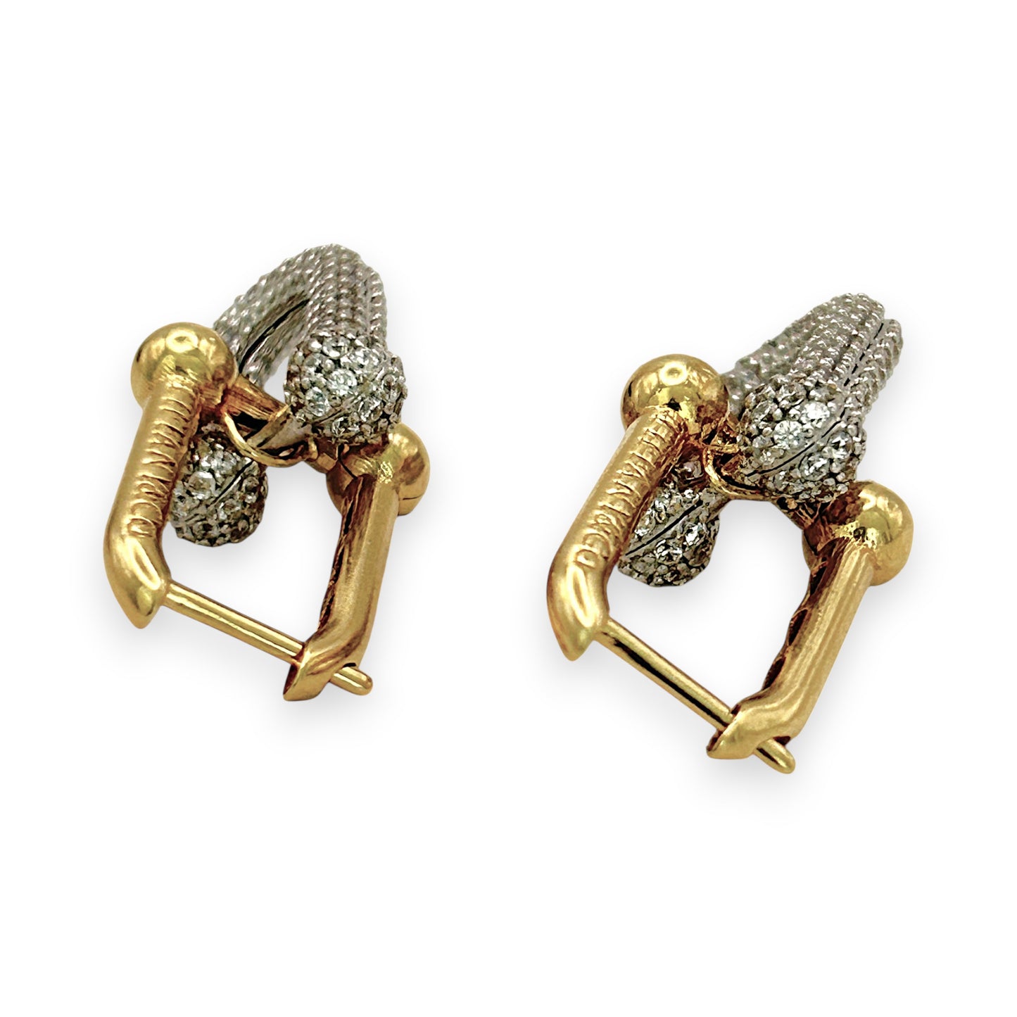 NZGD | 18ct Gold Modern Luxe Curve Earrings