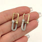 NZGD | 18ct Gold Modern Luxe Curve Earrings