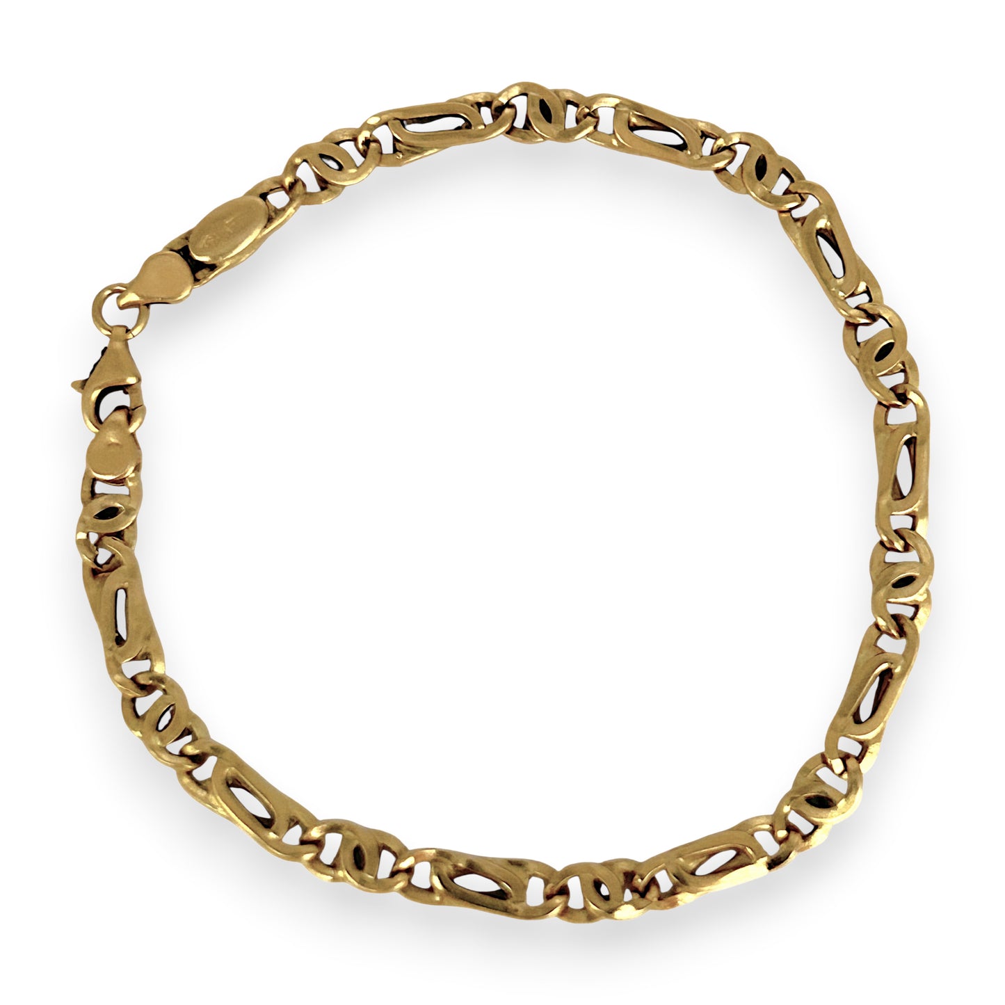 GOLD DEAL | 18kt Gold Aureon Art Link Bracelet 20.8cm