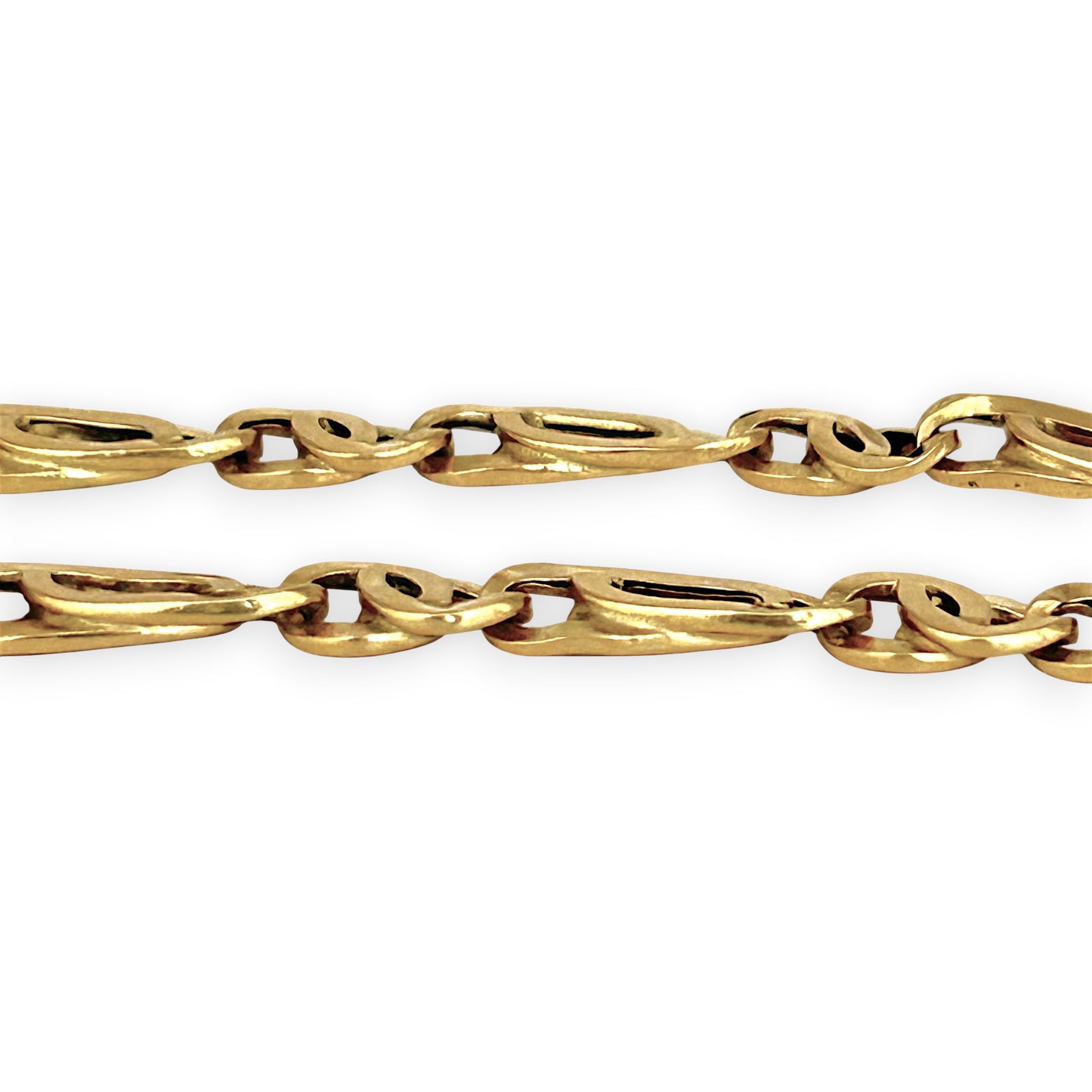 GOLD DEAL | 18kt Gold Aureon Art Link Bracelet 20.8cm