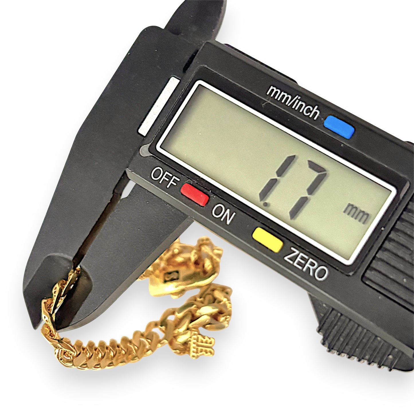 GOLD DEAL | 18ct (18kt) Gold Auric Contour Curb Bracelet 19.5cm