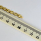 NZGD | 18ct Gold Aureon Duo‑Chain ID Bar Bracelet 19.8cm