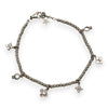 NZGD | 18ct White Gold Celestial Six‑Charm Bracelet 16 - 18.5cm