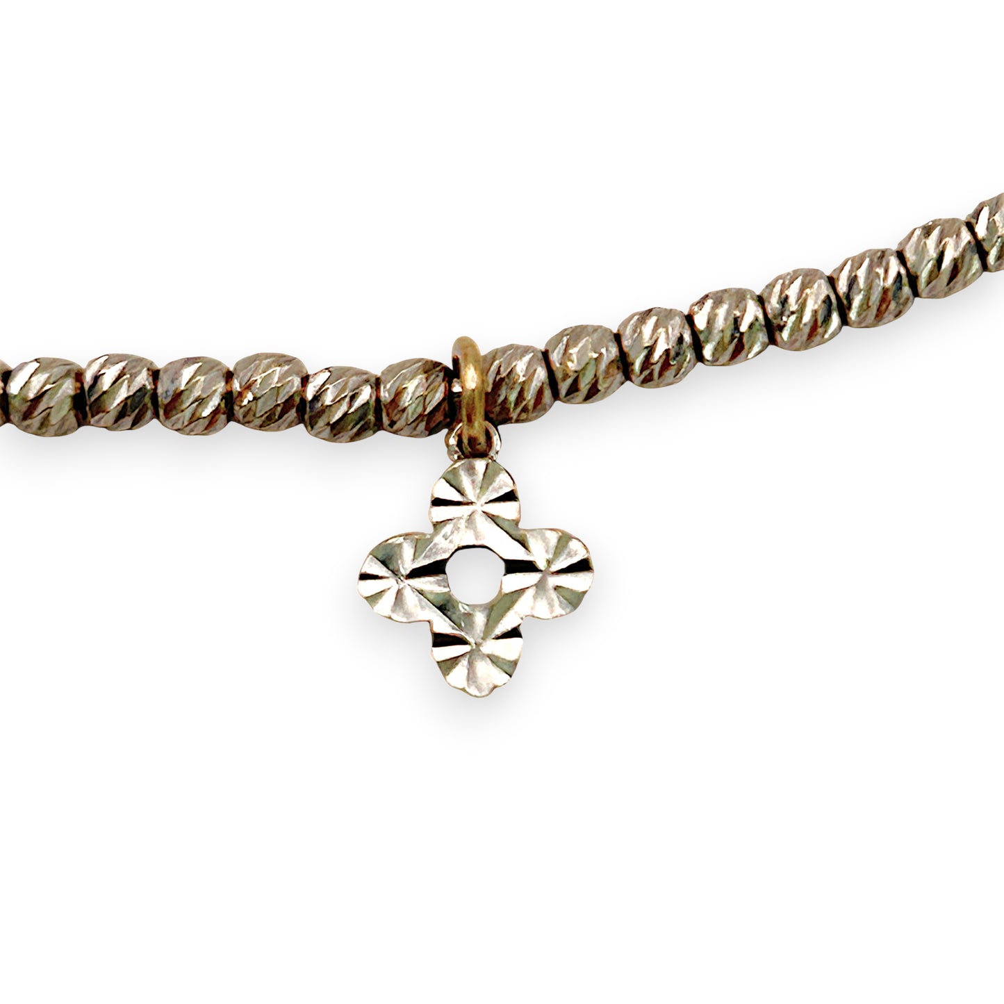 NZGD | 18ct White Gold Celestial Six‑Charm Bracelet 16 - 18.5cm