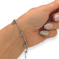 NZGD | 18ct White Gold Celestial Six‑Charm Bracelet 16 - 18.5cm