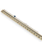 NZGD | 18ct White Gold Blue Evil Eye Cross Bracelet 18.5cm
