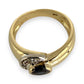 NZGD | 18ct Gold Midnight Crown Sapphire Ring Size M
