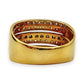 GOLD DEAL | 18kt Gold Multi‑Row Diamond Ring Valuation $6,890 TDW 0.710ct.