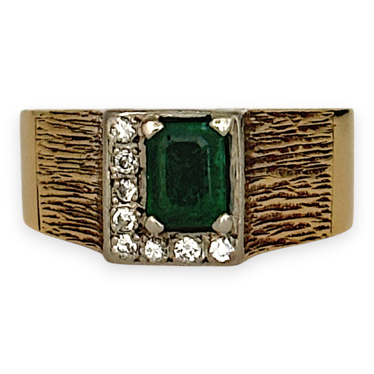NZGD | 18ct Gold Vintage Verde Radiance Ring Valuation $4,900