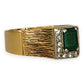 NZGD | 18ct Gold Vintage Verde Radiance Ring Valuation $4,900