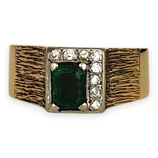 NZGD | 18ct Gold Vintage Verde Radiance Ring Valuation $4,900