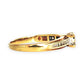 GOLD DEAL | 9ct Gold Sparkling Diamond Exquisite Ring, Size S1/4 Valutaion $2,150