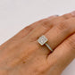 NZGD | 18ct Y/W Gold Radiant Square Diamond  Ring